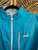 Vintage PUMA Aqua Blue Zip-Up Windbreaker Jacket Women's Size Large