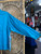 Vintage PUMA Aqua Blue Zip-Up Windbreaker Jacket Women's Size Large