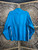 Vintage PUMA Aqua Blue Zip-Up Windbreaker Jacket Women's Size Large