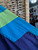 Vintage 80s 90s IBPro Colorblock Blue Green Purple Full Zip Windbreaker Jacket Size X-Large XL