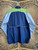 Vintage 90s Nike Black Tag Navy Blue, White With Green Windbreaker Size Large