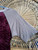 Vintage SELF Burgundy Crushed Velvet With Lace Women's Top Size Medium