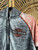 Y2K HD Harley Davidson Bedazzled Gray Orange Raglan Women's Full Zip Jacket Women's Size Large