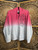 Y2K Harley Davidson HD Motorcycles Pink Ombre Full Zip Sweatshirt Hoodie Women's Size 2W XL