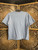 Vintage Y2K "Hardcore Cowgirl" Baby Blue Women's Cropped T-Shirt Size Medium