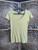 Vintage Ralph Lauren RL Sport Pastel Yellow V-Neck T-Shirt Women's Size Medium