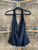 Vintage 90s Dave & Johnny Crystal Halter Skirt Set Black Size 5 (Small)