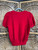 Vintage 70s Jumping Jack Thunder Red Terrycloth Women's Top Size Medium