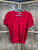 Vintage 70s Jumping Jack Thunder Red Terrycloth Women's Top Size Medium