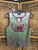 Vintage 90s Y2K The Toonworks Maroon Elephant Green Tank Top Women's Size Medium