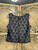 Vintage Danny & Nicole Black Lacey Layered Women's Tank Top Size 16