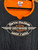 Vtg Y2K Harley Davidson New Bern, North Carolina Black Orange Baby Women's Size Large
