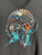 2017 Harley Davidson Muncie, Indiana Gear Skull Black V-Neck T-Shirt Women's Size Medium