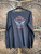 2017 Harley Davidson Bedazzled Ft. Worth, Texas Dark Grey Long Sleeve T-Shirt Women's Size X-Large XL