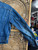 Vintage 80s 90s LEE Medium Wash Denim Button Jacket Size 40R