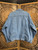 Vintage Pepsi Light Wash Denim Jacket Size Large