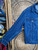 Vintage 90s LEE True Blue Denim Button Jacket Size 42 Regular