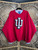 Vintage Starter Indiana University Hoosiers Embroidered Red V-Neck Sweatshirt Size X-Large XL