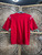 Vintage 70s Artex Indiana University IU Cool Snoopy Red Warm Up T-Shirt Size Small