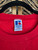 Vintage 90s Russell Athletic Indiana University Hoosiers Red Crewneck Sweatshirt Size XXL 2XL