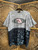 Vintage Y2K Chase Authentics NASCAR Dale Earnhardt #3 Grey & Black 50/50 Tie Dye T-Shirt Size Large
