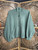 Vintage Y2K Nike Silver Tag Mini Swoosh Army Green Hooded Sweatshirt Size Medium