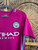 Y2K Nike Manchester City Etihad Airways Soccer #4 Pink Soccer Jersey Size Medium