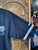 Vintage Playmaker Penn State University PSU Blue Baseball Jersey Size Large