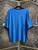 Vintage Aquaman Blue Graphic Ringer T-Shirt Size 2XL XXL