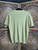 Vintage 70s 80s Yellow Green Striped Knit T-Shirt Size Large
