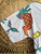 Vintage S.S. Sails Fruit Doodles Tie Front Button Down Shirt Women's Size Small