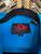 Vintage Y2K D Clothing Tribal Print Blue Bowling Shirt Size Large