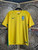 Nike CBF Brazilian Football Confederation Yellow Soccer Jersey #10 Size Large