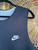 Vintage 80s 90s Nike NBA Black & White Reversible Warm-Up Jersey Size Small