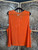 Vintage Y2K Nike NBA Orange Center Swoosh Warm-Up Jersey Size Large