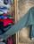 Vintage Levi Strauss Forest Green Crewneck Sweatshirt Size Large