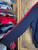 Vintage Polo Sport Ralph Lauren Blue With Red Stripe Track Jacket Size XXL 2XL