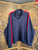 Vintage Polo Sport Ralph Lauren Blue With Red Stripe Track Jacket Size XXL 2XL