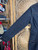 Vintage 90s Y2K FUBU Dark Wash Denim Women's Jumpsuit Size 15/16