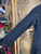 Vintage 90s Y2K FUBU Dark Wash Denim Women's Jumpsuit Size 15/16