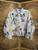 Vintage Keren Hart Organza Ladies White Denim Jacket Size Women's Medium
