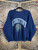 Vintage 80s 90s Georgetown University Navy Crewneck Sweatshirt Size X-Large XL