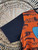 Vintage Y2K Blonde Girl Orange Layered Mesh Black Women's Top Size Large