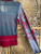 Vintage Y2K Custo Barcelona Patchwork Mesh Knit Samurai Long Sleeve Top Women's Size Large