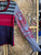Vintage Y2K Custo Barcelona Patchwork Mesh Knit Samurai Long Sleeve Top Women's Size Large