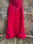 Vintage 80s Flirtations ILGWU Sweetheart Red Sleeveless Dress Size Small-Medium