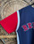 Vintage True Fan MLB Boston Red Sox Tricolor Baseball Jersey Size Large