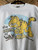 Vintage 90s Volunteer Garfield "Stay Outta My Way" White Crewneck Sweatshirt Size Large