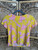 Vintage 90s Y2K Ningis Cherry Blossom Yellow Women's Blouse Size Medium
