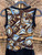 DS Vintage Y2K Hayes By Custo Barcelona Blue Brown Girl Sleeveless Dress Women's Size Small
